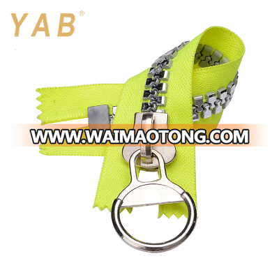 YAB Cheap Products No. 8 Customized Pantone Close-End Jacket Plastic Resin Zipper