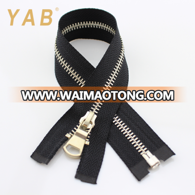 YAB Chinese Goods OEKO-TEX100 5# Open-End Symmetric Metal Zipper For Pants