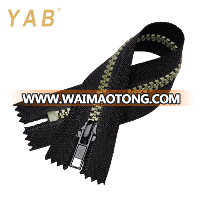 YAB Factory Direct China Long Chain Closed End Plastic Zipper For Home Textile