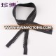 Eco-Friendly decorative high quality double row resin zipper