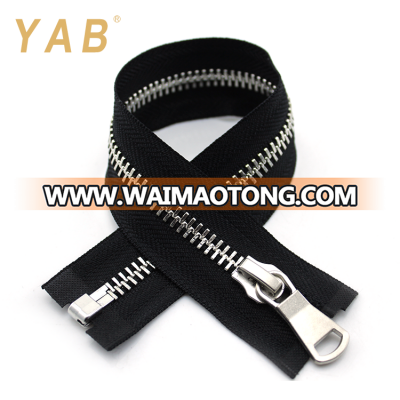 YAB Wholesale Prices Euro Style Customized Size Decorative Metal Teeth Zipper