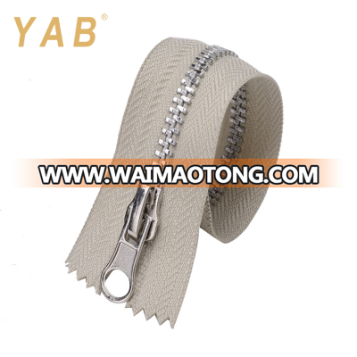 YAB Most Selling Products #5 Decoration Close-End Long Chain Aluminum Metal Zipper