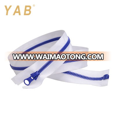 YAB China Wholesale Customized Size Auto-Lock 5# Open End Garment Plastic Zipper