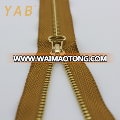 YAB Demand Products Auto-Lock Eco-Friendly 5# Open End Metal Zippers For Handbags